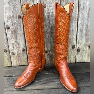 Vintage Frye 1980’s Era Western Tall Women's Cowboy Boots